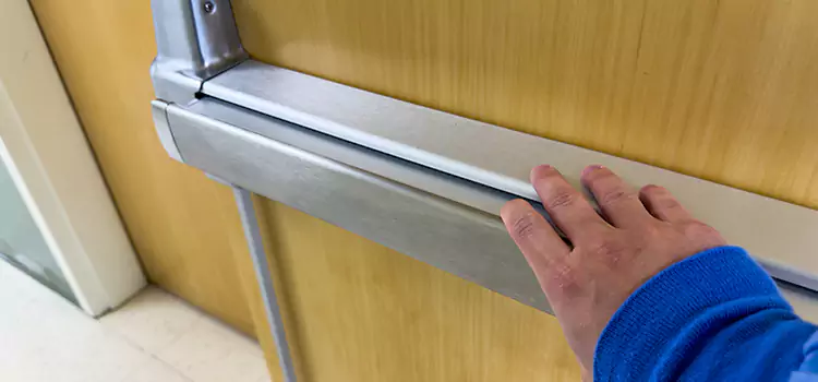 Installing a Push Bar on a Door Huntington Station